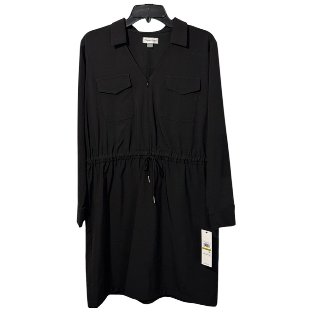 Calvin Klein Black Women's Midi Dress NWT